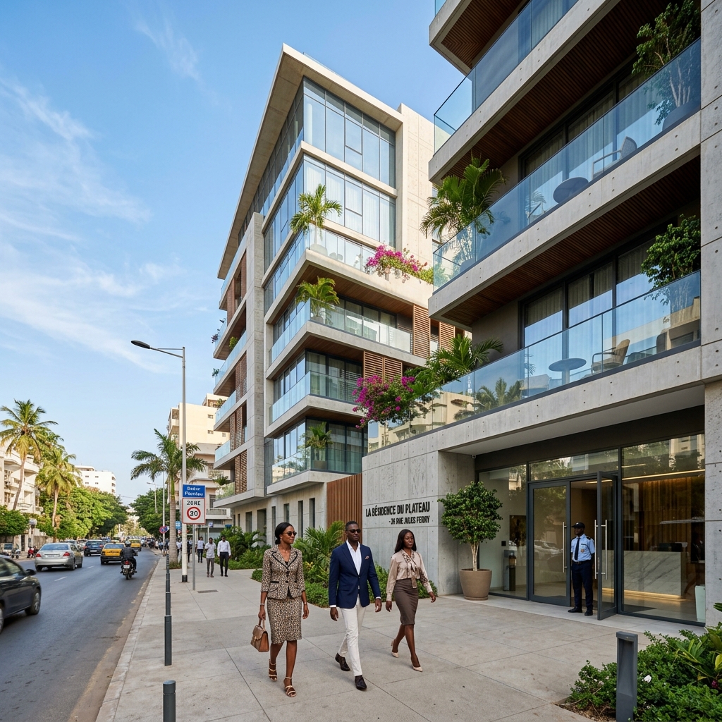 Dakar R+8 Facade